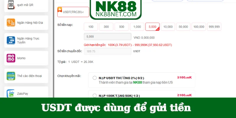 usdt-duoc-dung-de-gui-tien